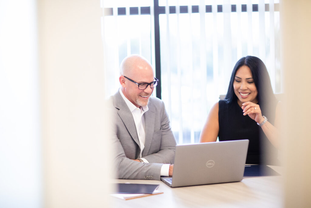 The CEO of the company and the HR Director of the Company