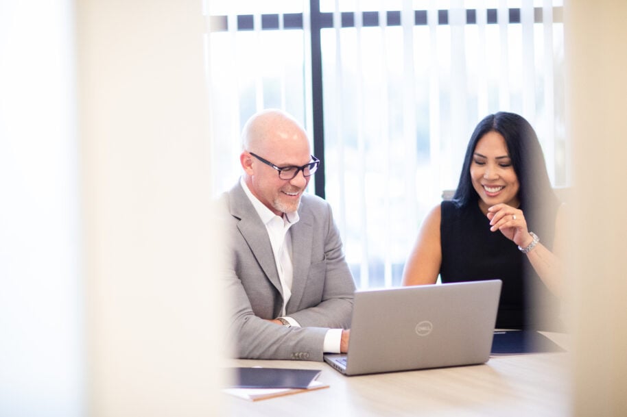 The CEO of the company and the HR Director of the Company